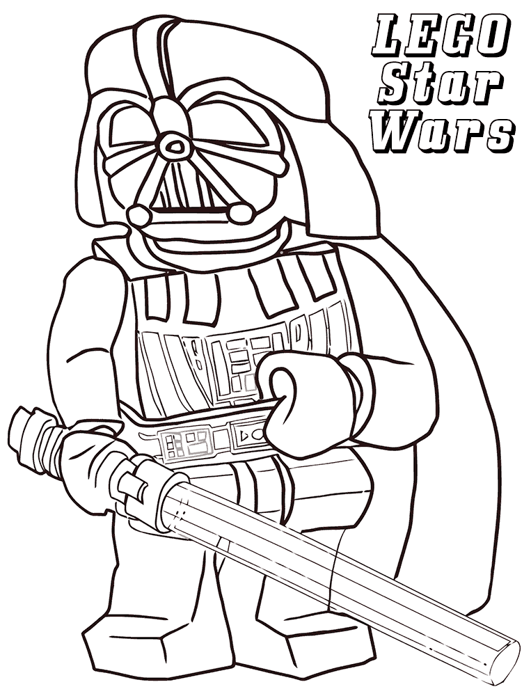 Lego star wars coloring pages