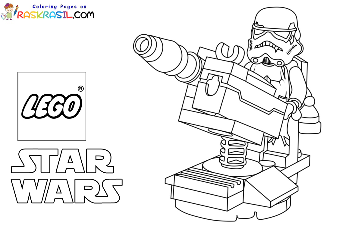 Lego star wars coloring pages