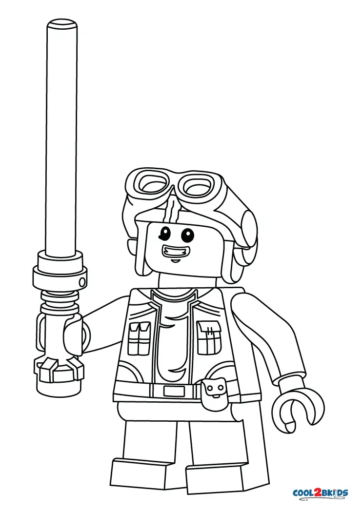 Free printable lego star wars coloring pages for kids