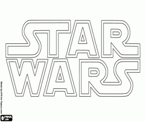 Star wars logo coloring page printable game star wars prints star wars logo star wars crafts