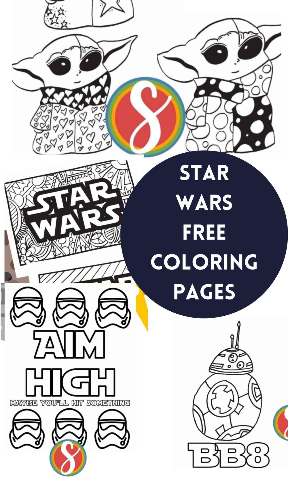 Star wars â free coloring pages â stevie doodles