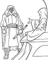 Print luke skywalker coloring sheet