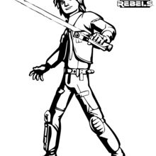 Luke skywalker coloring pages