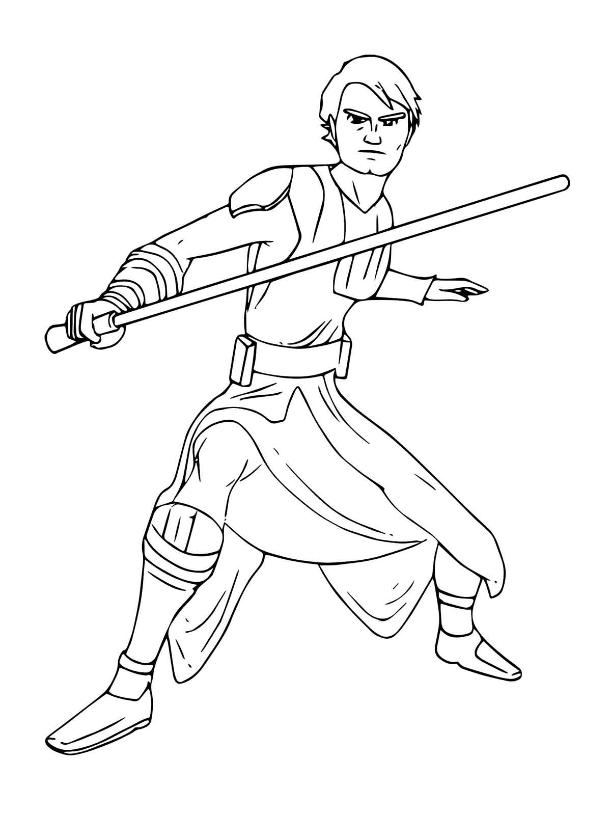 Luke skywalker coloring pages