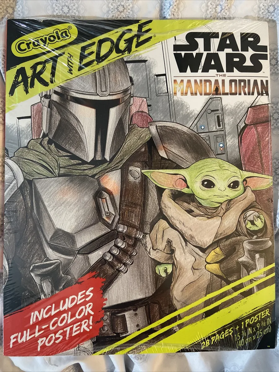 Star wars the mandalorian coloring book crayola art with edge