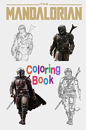 The mandalorian coloring book cute coloring book for fans kids and adults by the mandalorian gifts