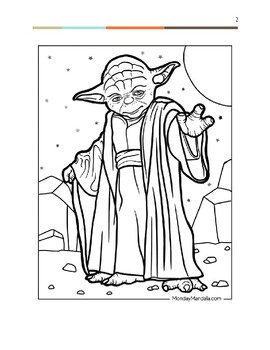Star wars coloring pages back to school by the coloring cove tpt