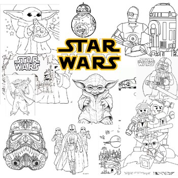 May the fourth be with you printable star wars day activities coloring pages