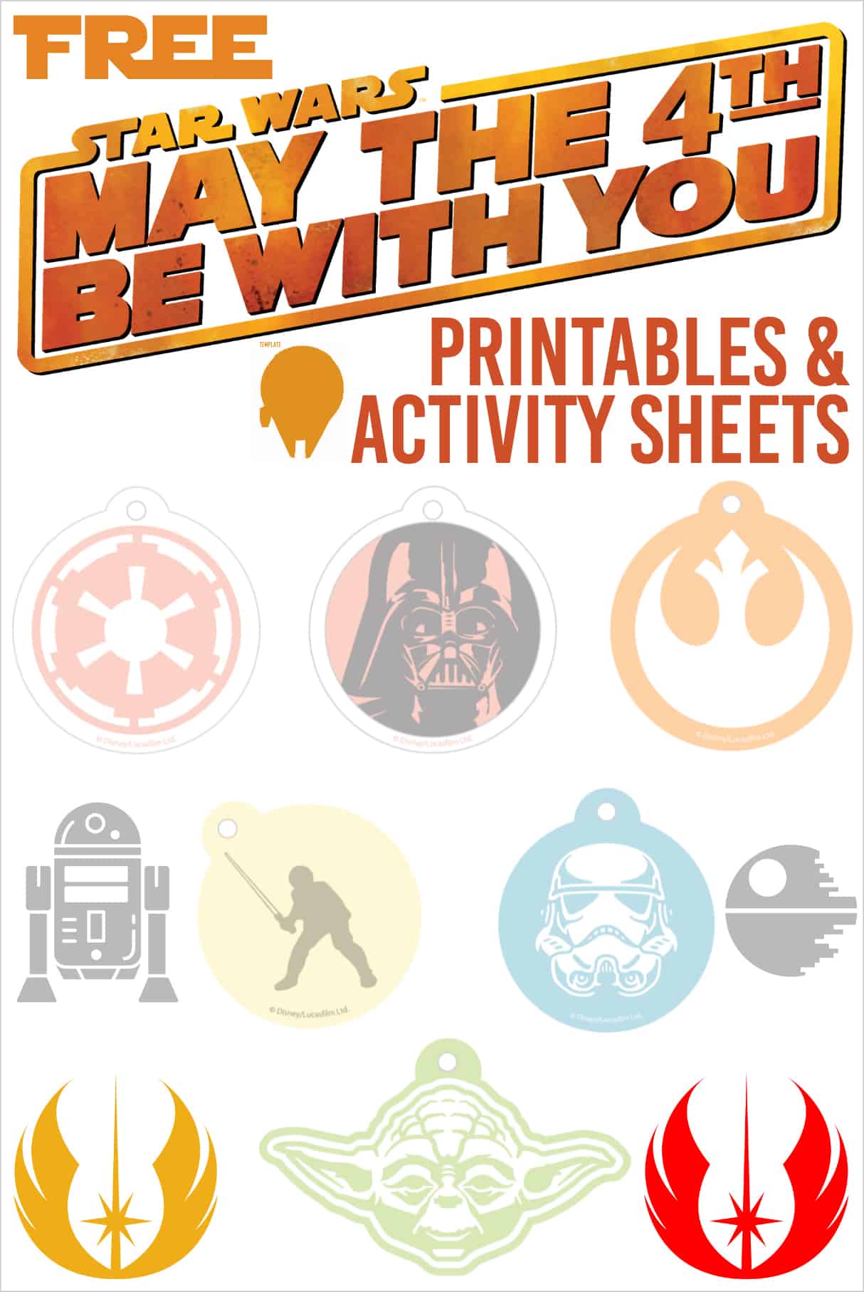 May the th be with you star wars printables and star wars day activities