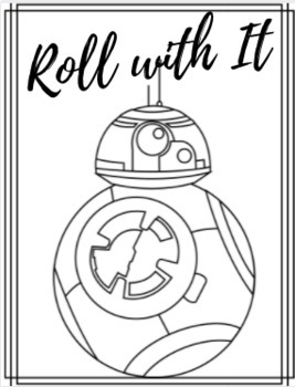 May the fourth star wars inspired coloring writing pages