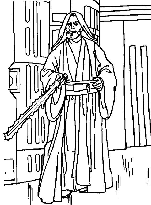 Obi wan kenobi coloring pages