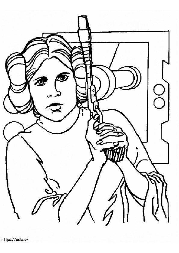 Princess leia coloring pages