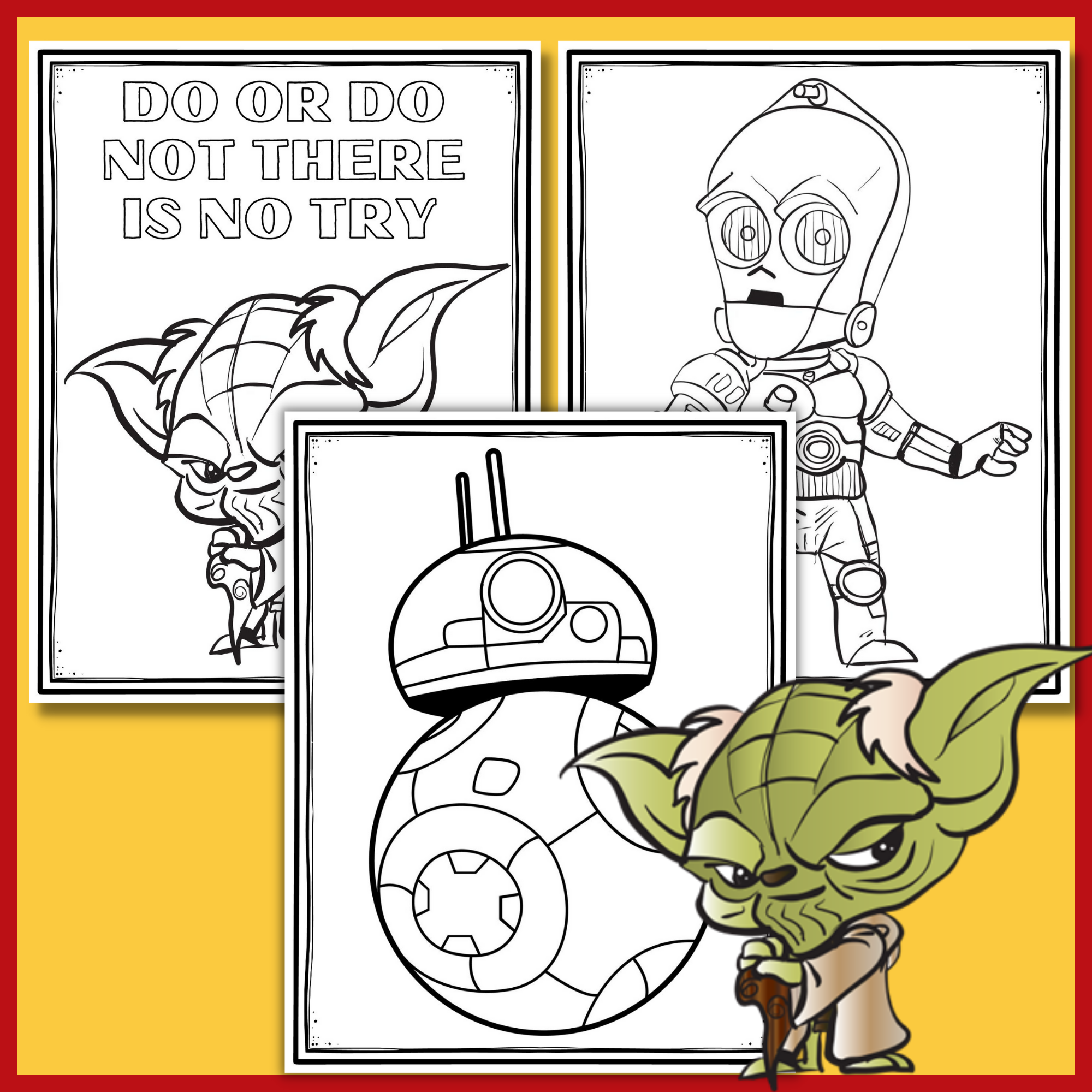 Star wars coloring pages printable star wars day activities made by teachers