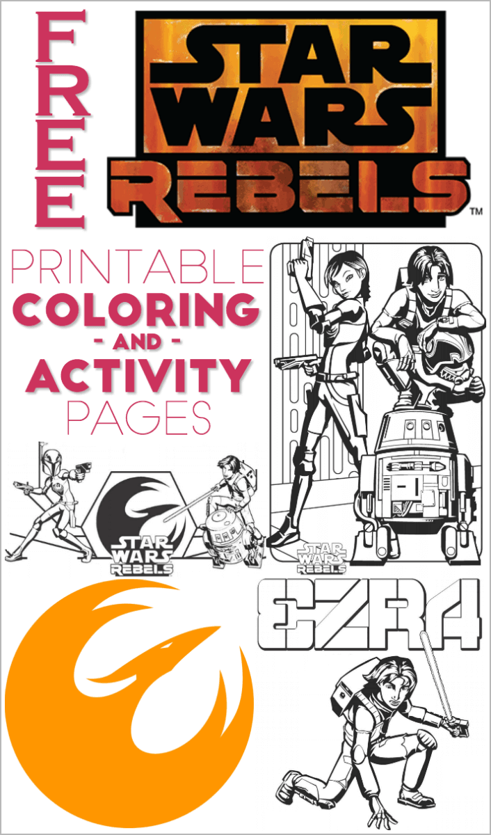 Free star wars rebels coloring pages and activity sheets