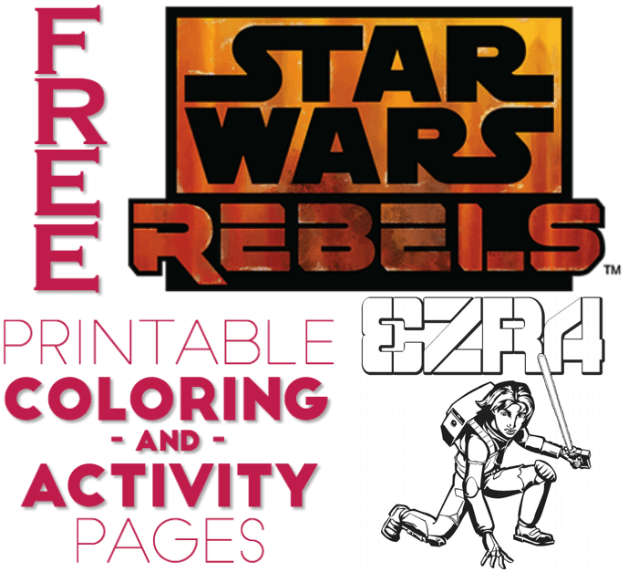 Free star wars rebels coloring pages and activity sheets