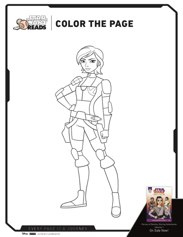 Â forces of destiny coloring pages from the star