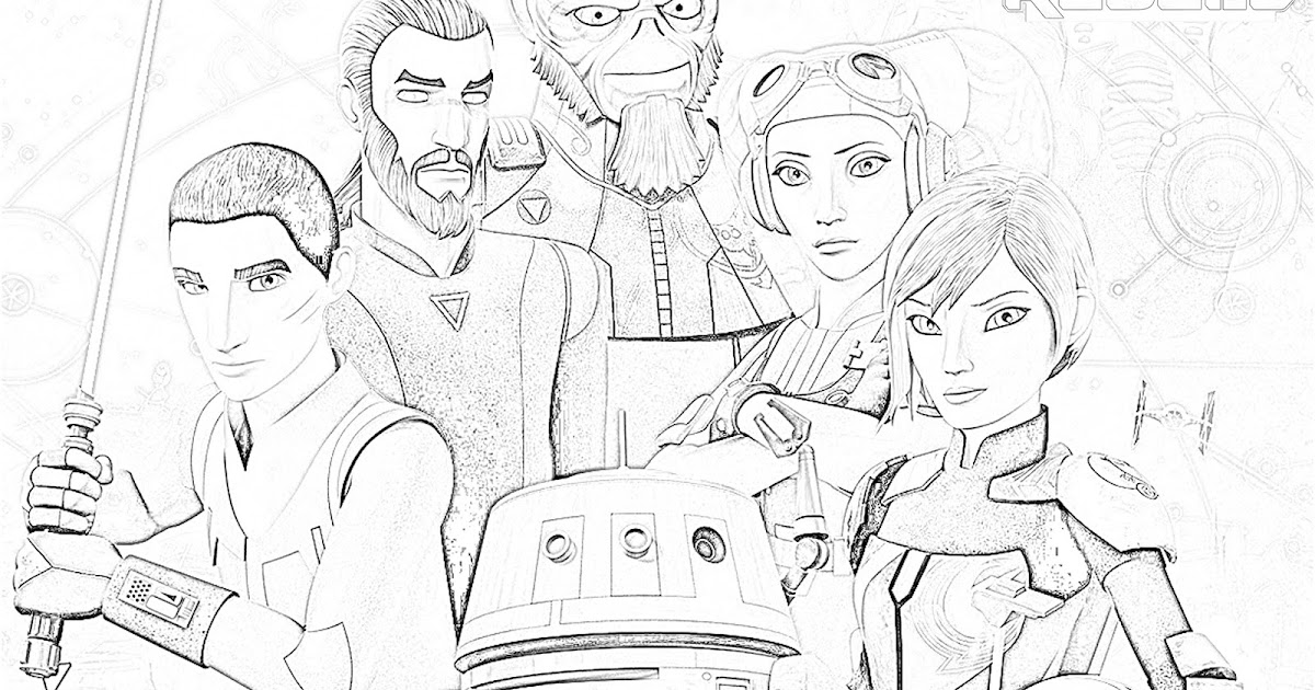 Star wars rebels season coloring page