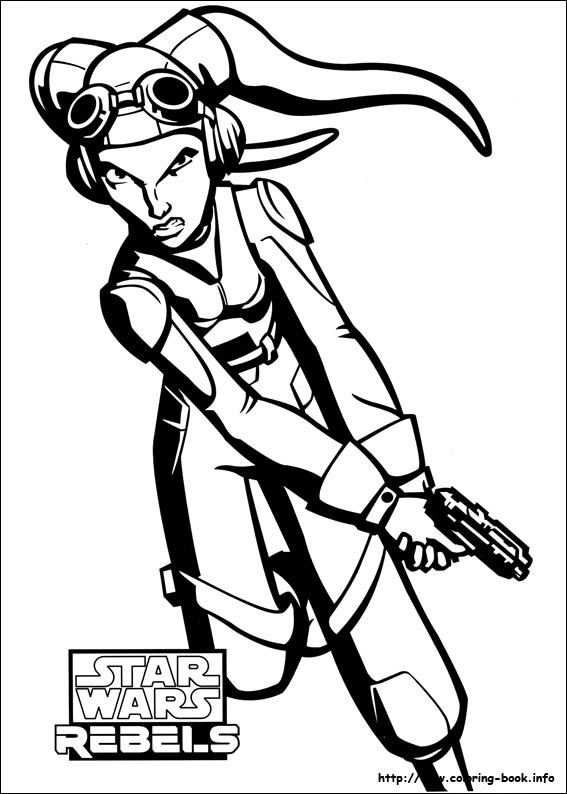 Star wars rebels coloring picture