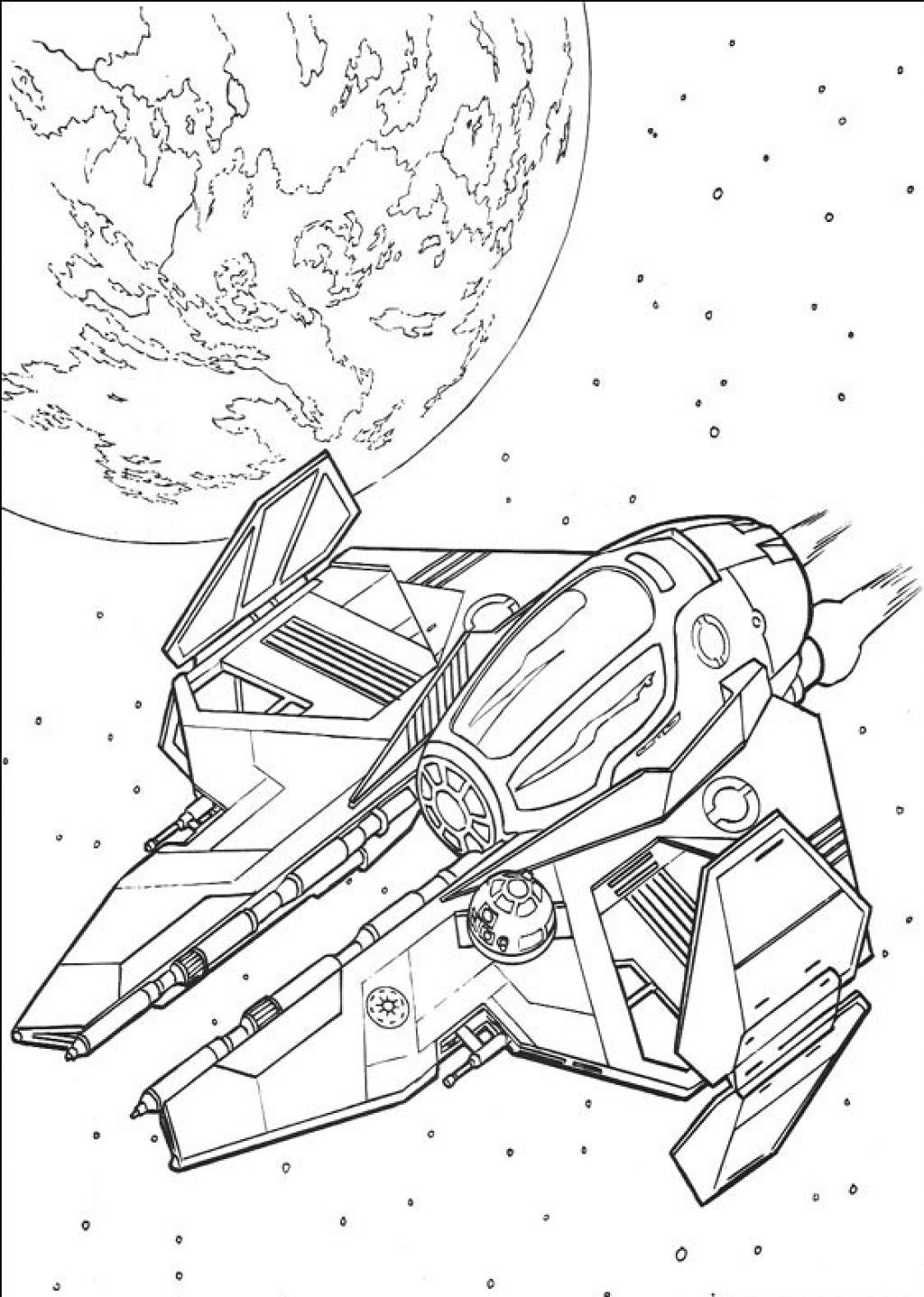 Free star wars coloring page