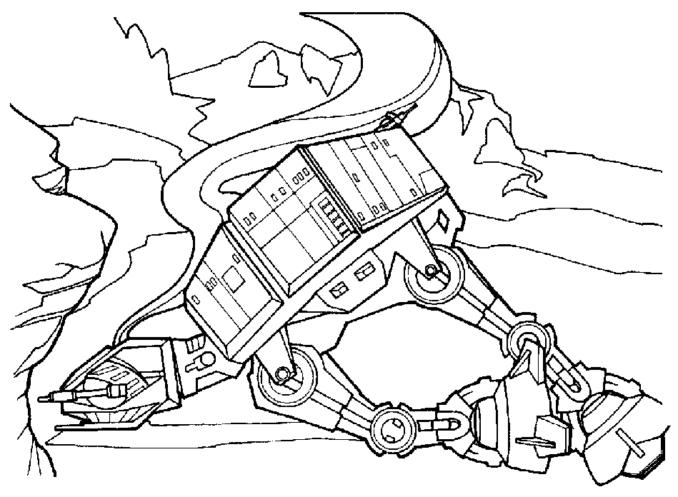 Angry bird starwars ship coloring page