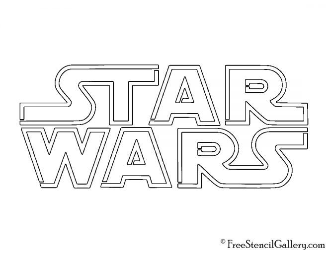 Star wars logo stencil free stencil gallery star wars stencil star wars embroidery star wars logo