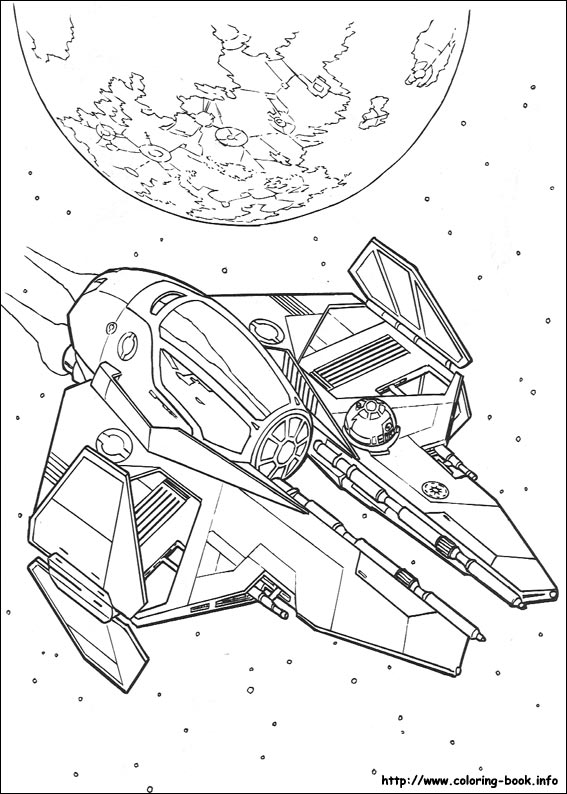 Star wars coloring picture