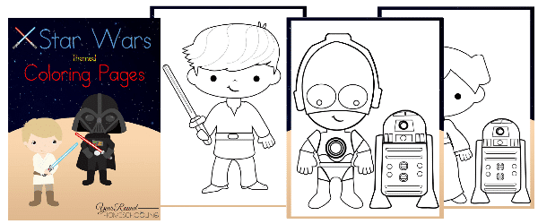 Free star wars coloring pages