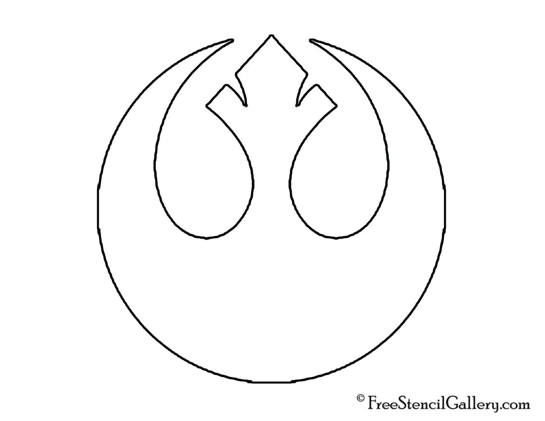 Star wars rebel alliance stencil free stencil gallery