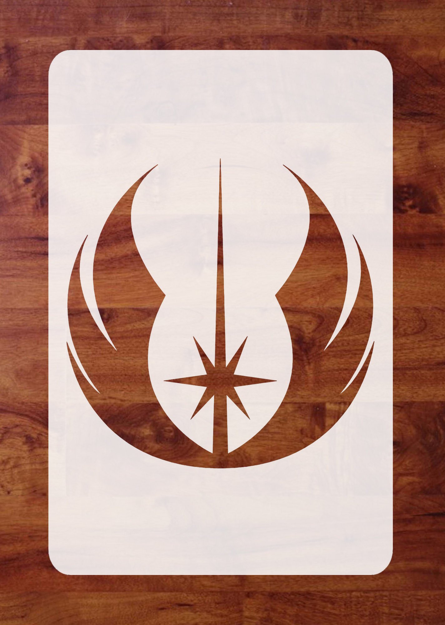 Mylar star wars stencil jedi order symbol crest airbrush paint pick of sizes free shipping