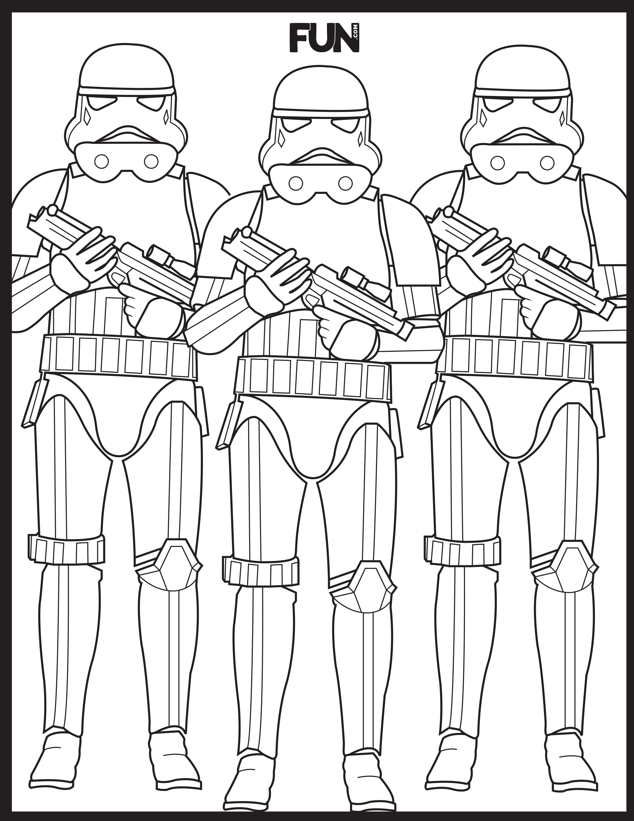 Star wars coloring pages and bingo sheets printables