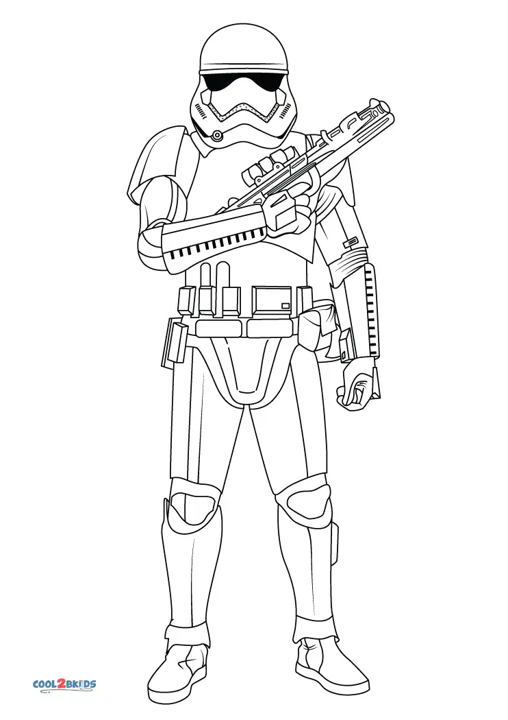 Free printable stormtrooper coloring pages for kids