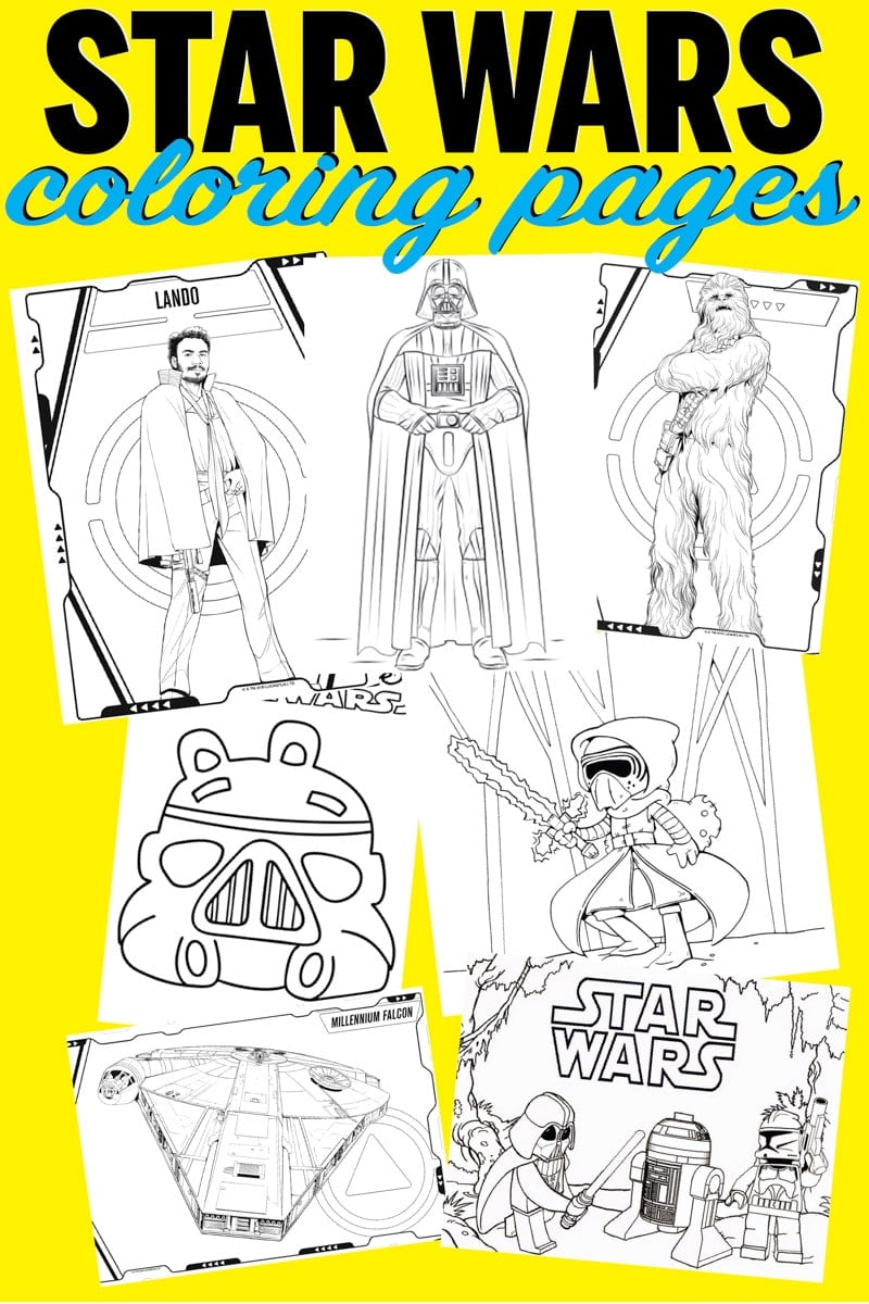 Free printable star wars coloring pages for kids