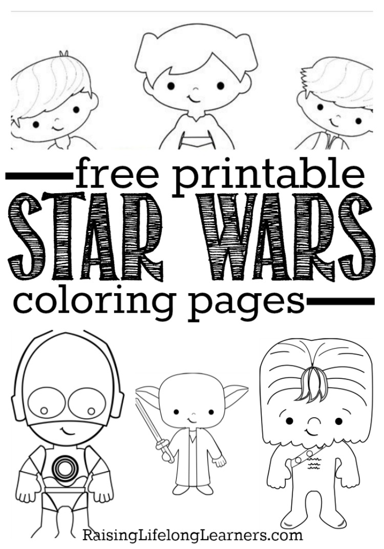 Free star wars printable coloring pages