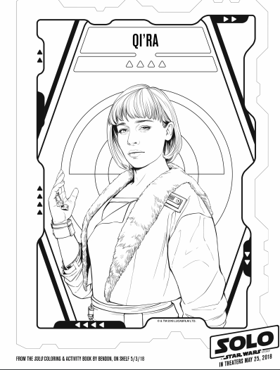 Star wars coloring pages and activity sheets