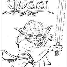 Master yoda coloring pages