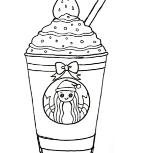 Starbucks coloring pages printable for free download