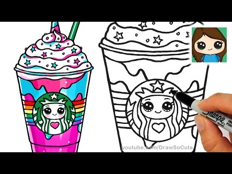 How to draw starbuck drinks