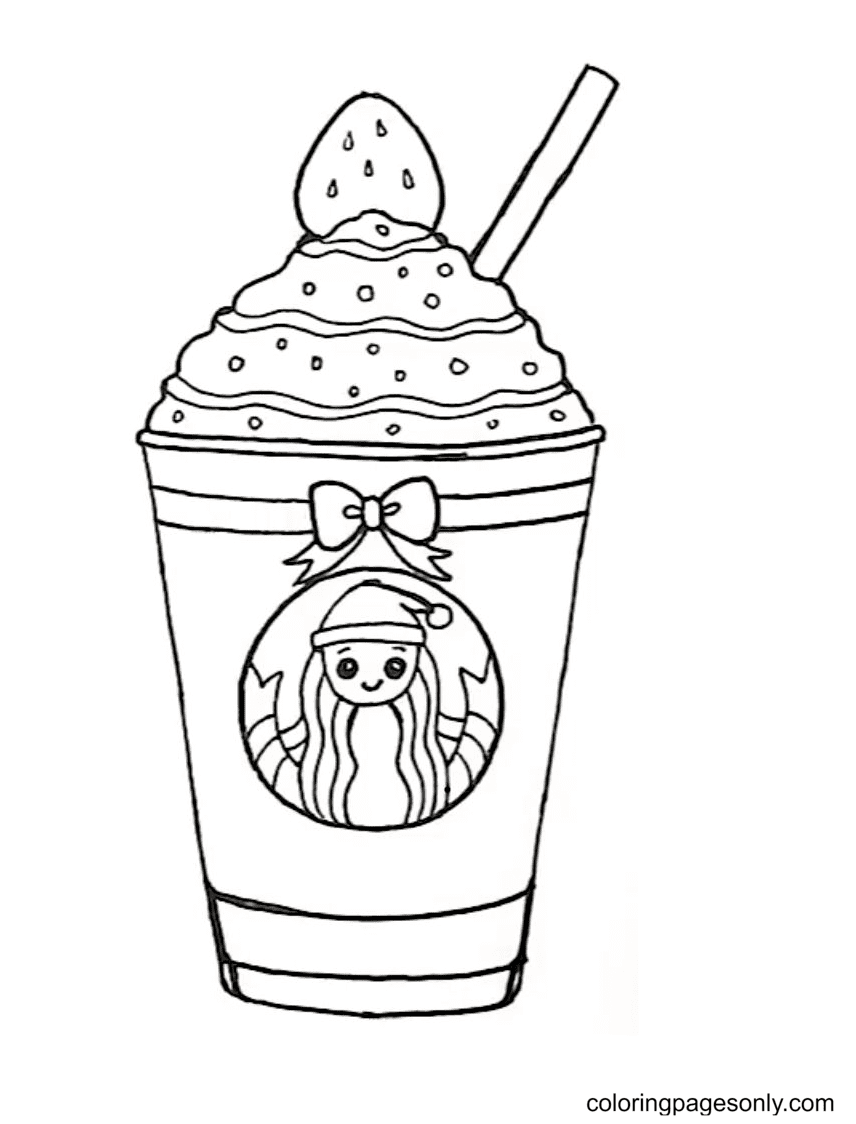 The cutest starbucks coloring pages for kids and adults ujennferjia