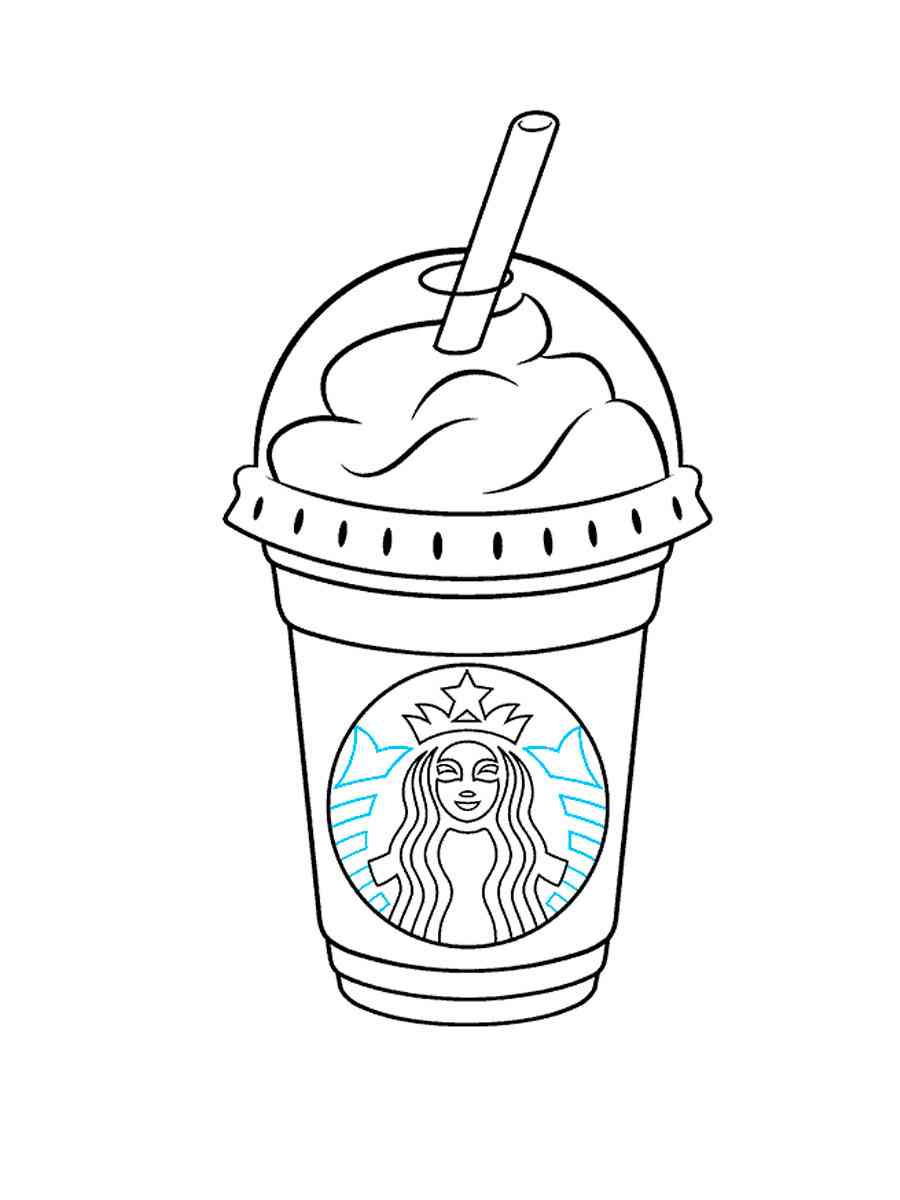 Starbucks coloring pages