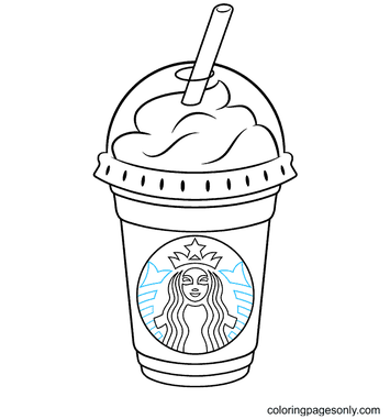 Starbucks coloring pages