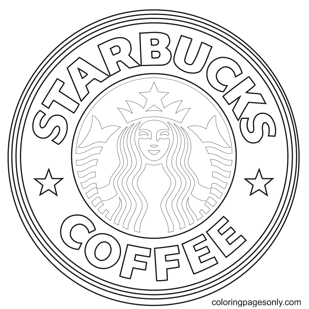 Free printable starbucks coloring pages for kids and adults