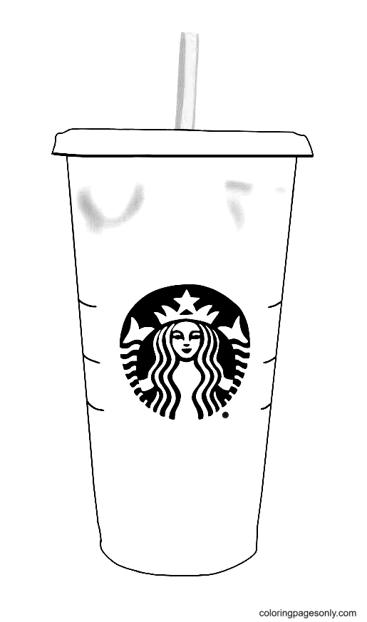 Starbucks coloring pages printable for free download