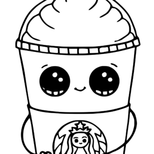 Starbucks coloring pages printable for free download