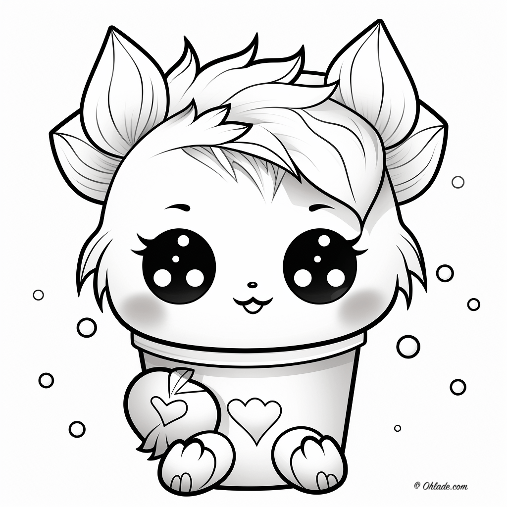 Sip color repeat starbucks kawaii coloring pages for an extra shot of cuteness