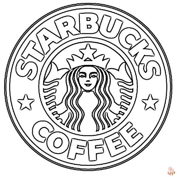 Free printable starbucks coloring pages