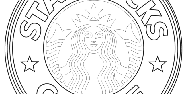 Free printable starbucks coloring pages for kids and adults