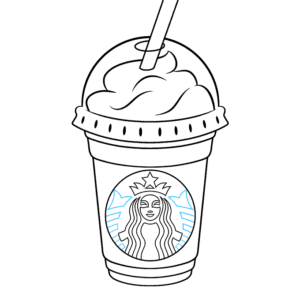 Starbucks coloring pages printable for free download