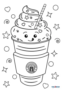 Free printable kawaii coloring pages for kids