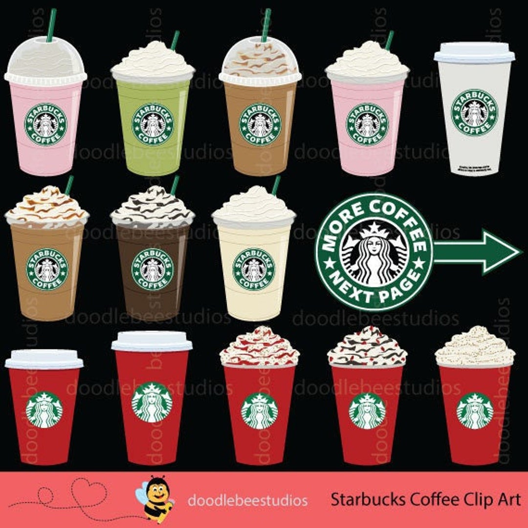 Starbucks clipart starbucks coffee clipart coffee clip art frappuccino clipart starbucks digital download starbucks clip art