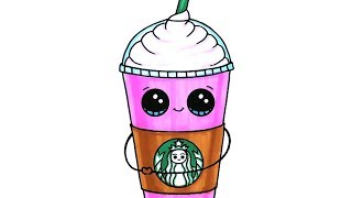 Starbucks frappuccino coloring page